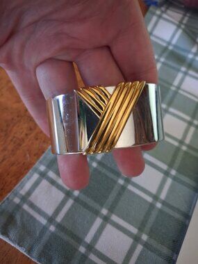 Monet Two-toned Cuff bracelet
